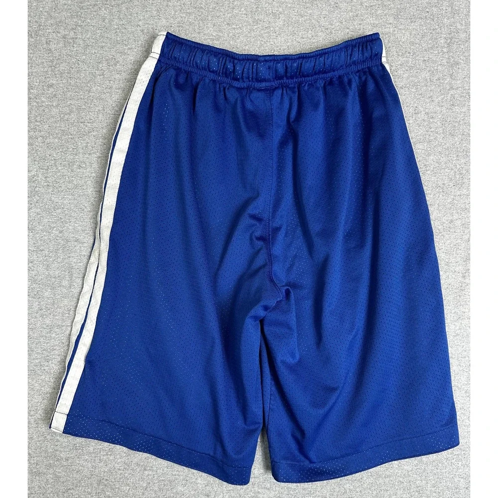 Vintage Converse Mesh Basketball Shorts‎ Kids XL Blue Chuck Taylor Side Stripe